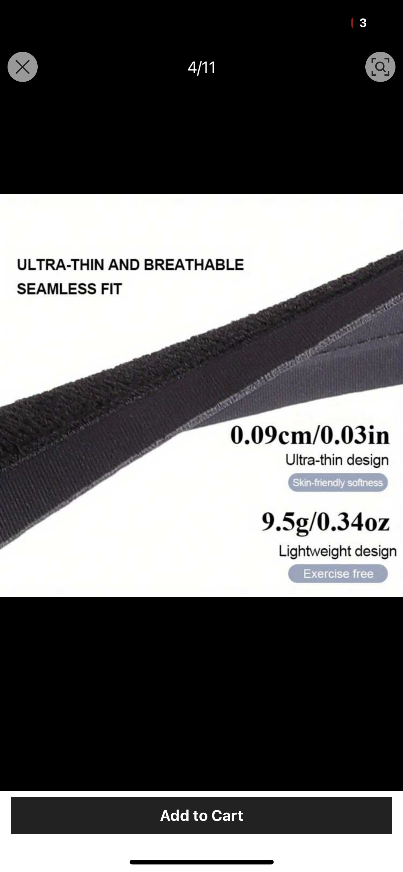 Black wrist support
