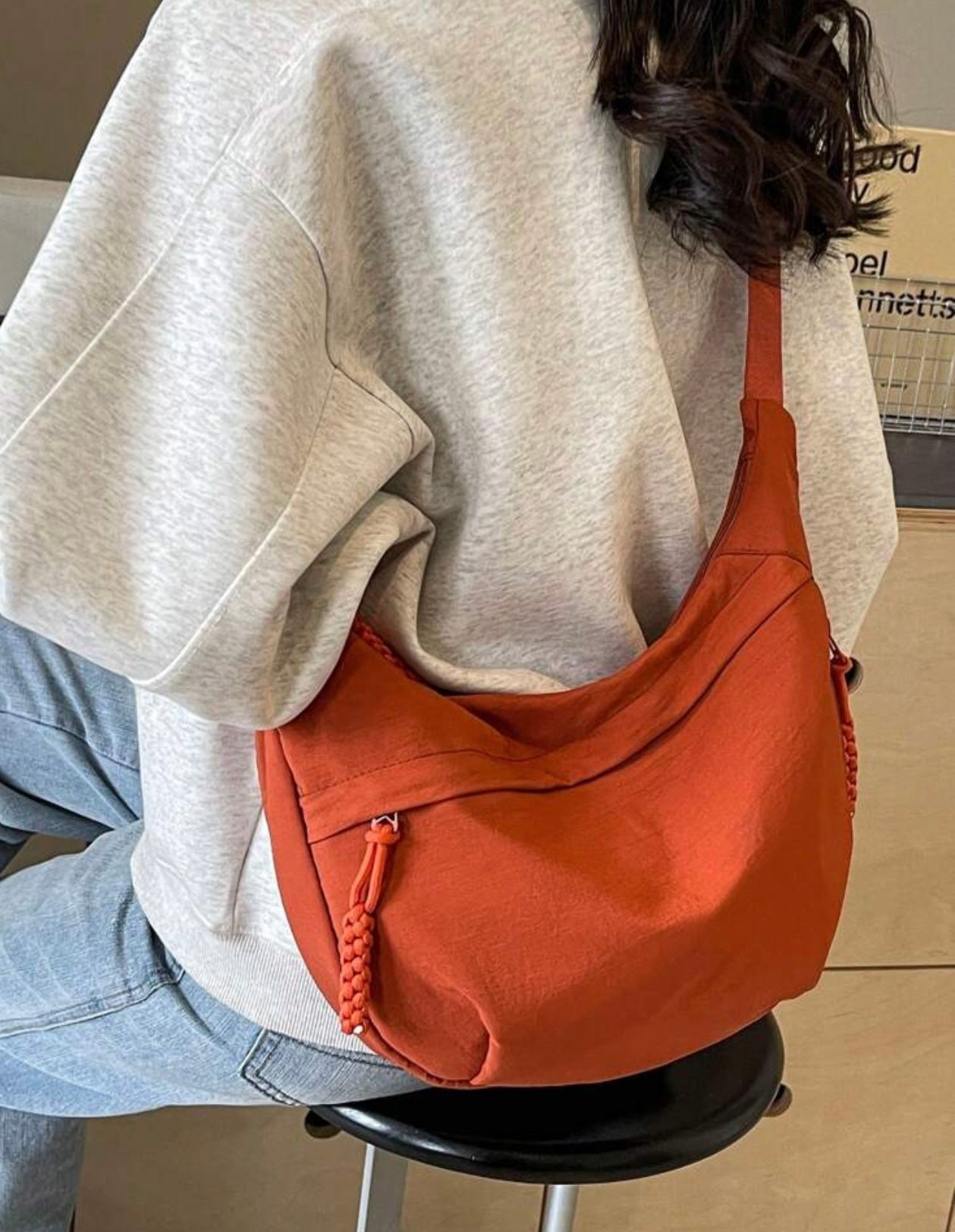 Orange Fanny pack