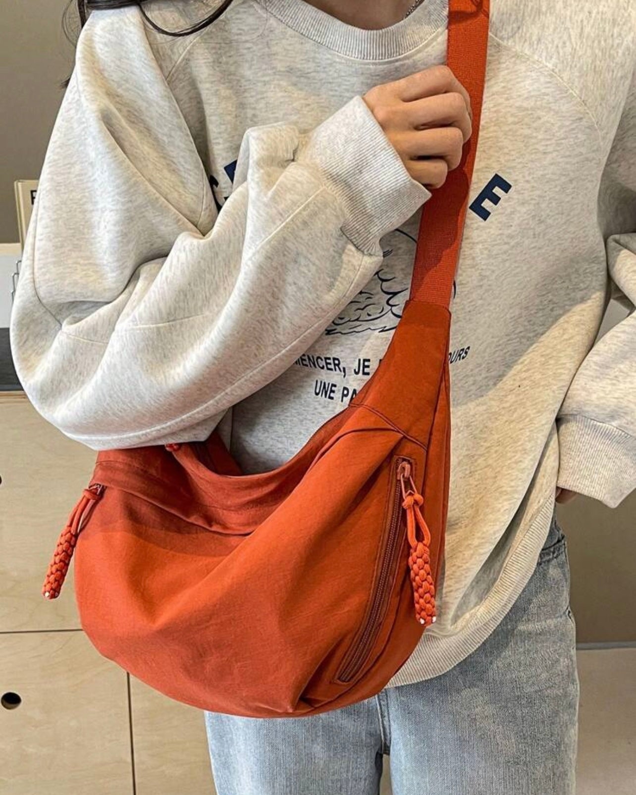 Orange Fanny pack