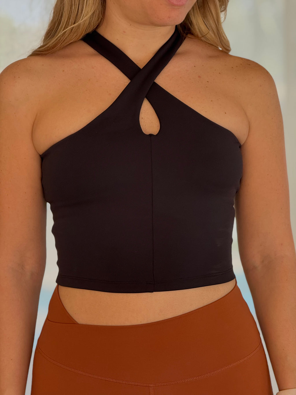 Charcoal Halter Top