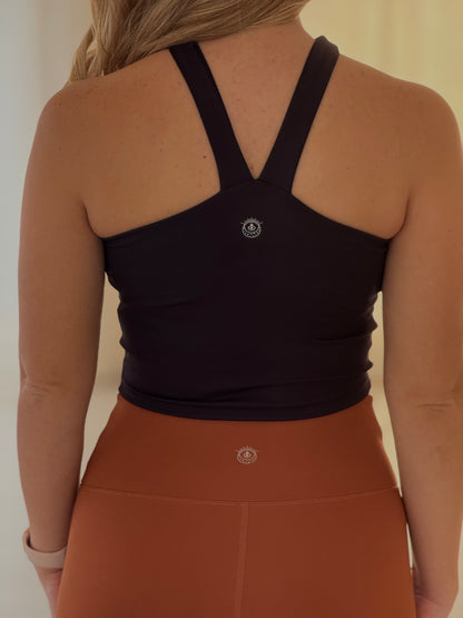 Charcoal Halter Top