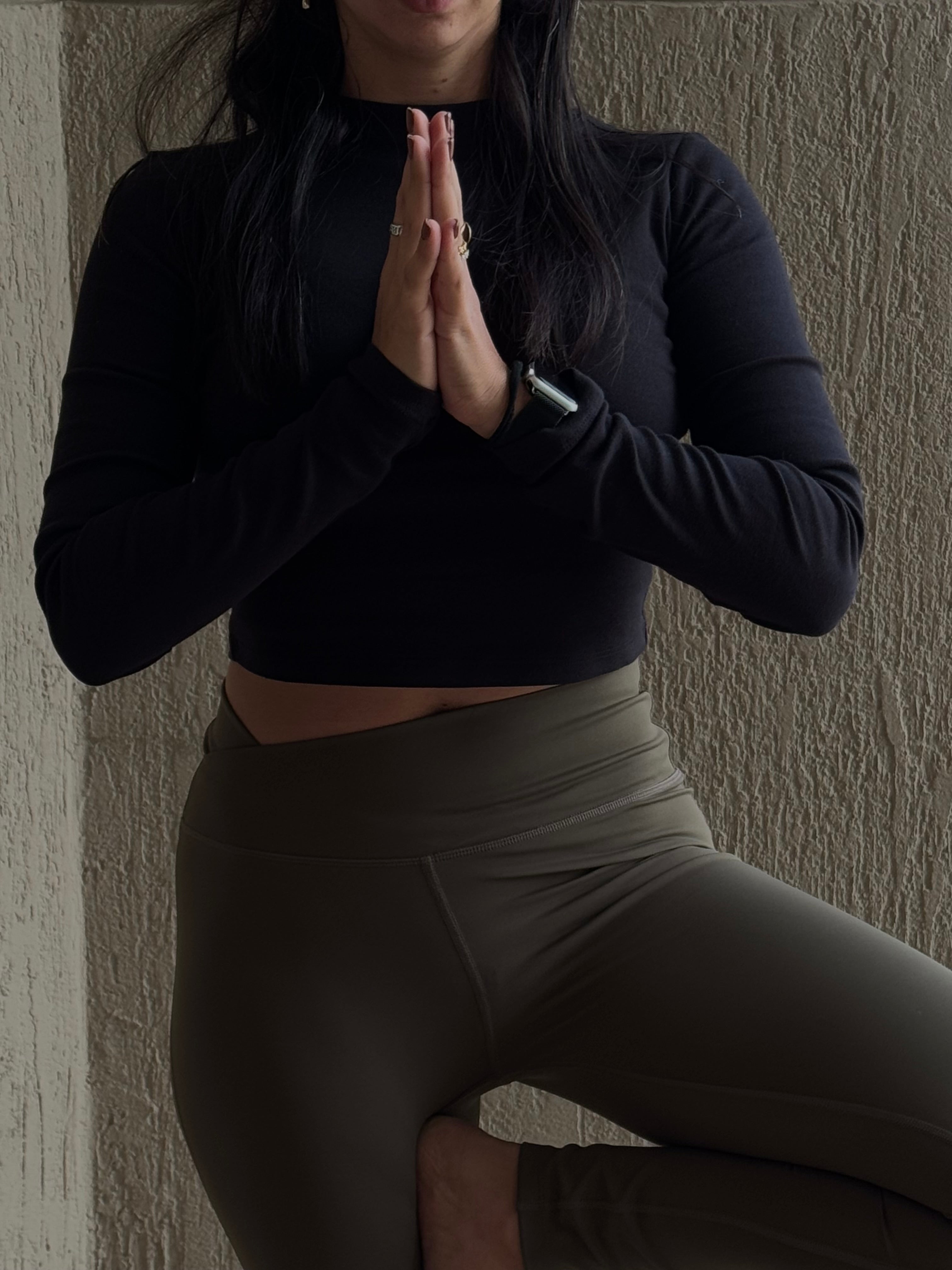 Charcoal Cotton Long Sleeve